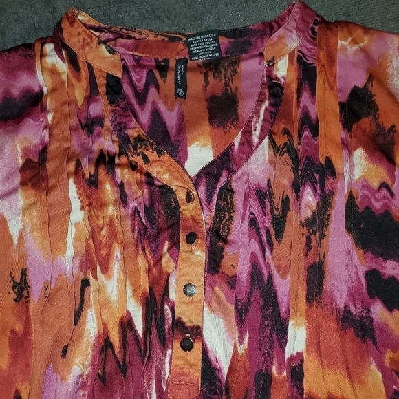 Bright colorful top 3X - Picture 3 of 6